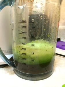 Spinach, mint, celery, rainbow chard, green apple, ginger